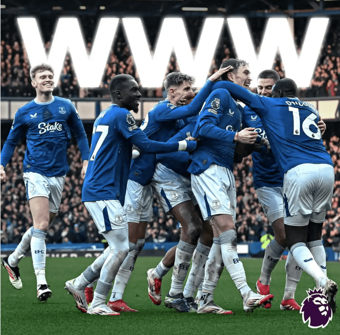 曼联联手埃弗顿击败莱斯特城